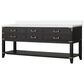 Lexora Home Norwalk 80" Double Bathroom Vanity in Black Oak with White Quartz Top and Rectangular Sinks, , large