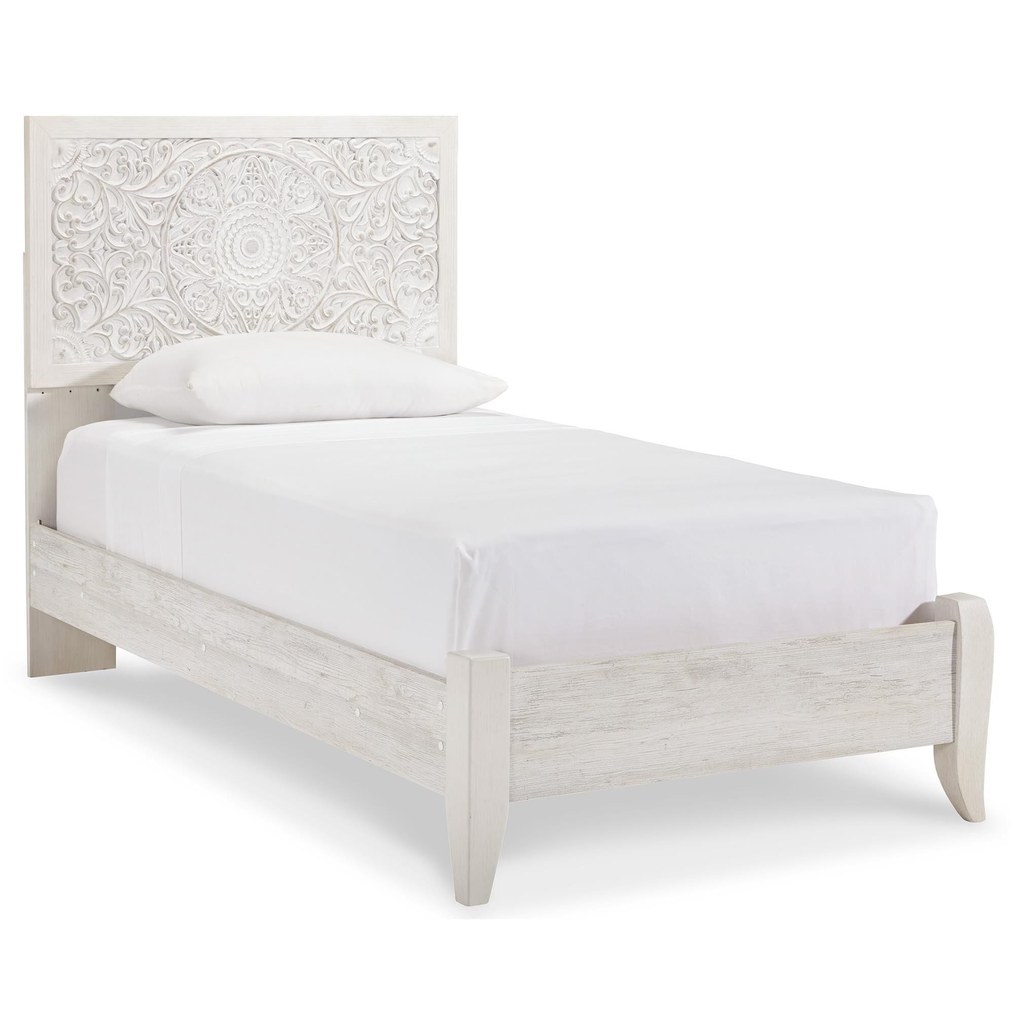 Signature Design by Ashley Paxberry Twin Bed in White Wash NFM