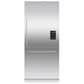 Fisher & Paykel 16.8 Cu. Ft. Integrated 36" Bottom Freezer Refrigerator in Stainless Steel, , large