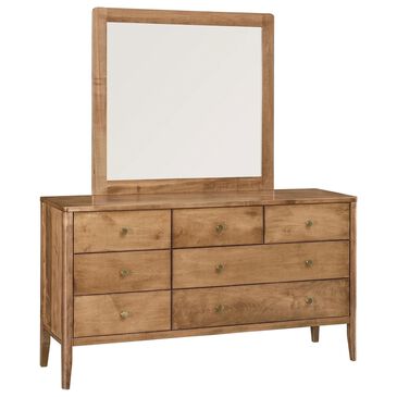 Archbold Furniture Warren 7-Drawer Dresser and Mirror in Harvest, , large