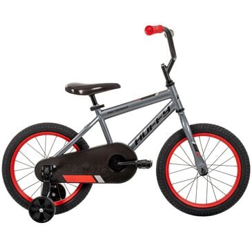 Huffy Pro Thunder 16" Boy"s Bicycle in Metallic Charcoal and Black, , large