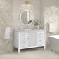 James Martin Vanities Myrrin 48" Single Bathroom Vanity in Bright White with 3 cm Eternal Jasmine Pearl Silestone Top, Rectangular Sink and FreePower Wireless Charger, , large