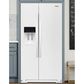 Whirlpool 21 Cu. Ft. 36" Wide Counter Depth Side-by-Side Refrigerator in White, , large