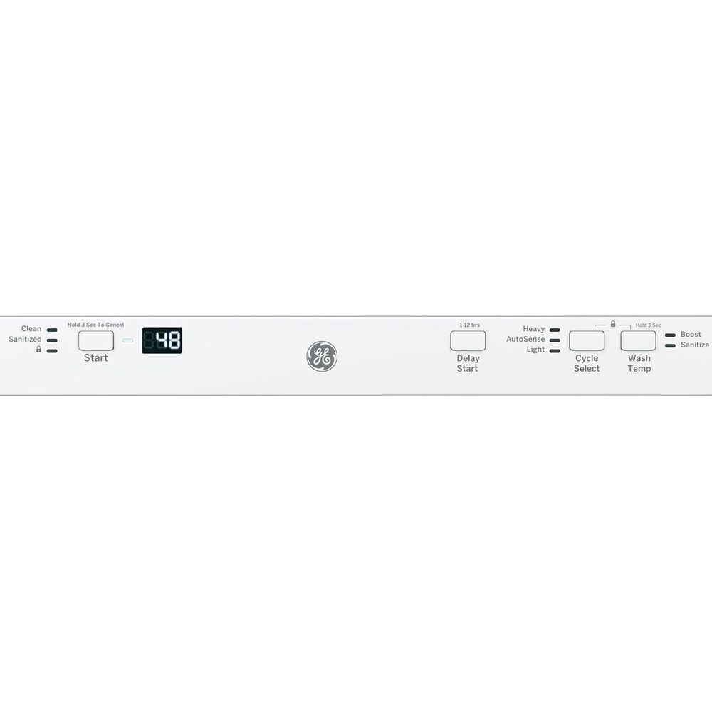 GE Appliances Built-In Dishwasher Energy Star in White, , large