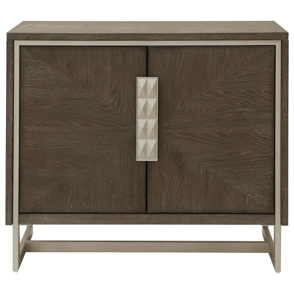 Drew and Jonathan Home Boulevard Door Chest in Dark Brown and Soft Champagne, , large