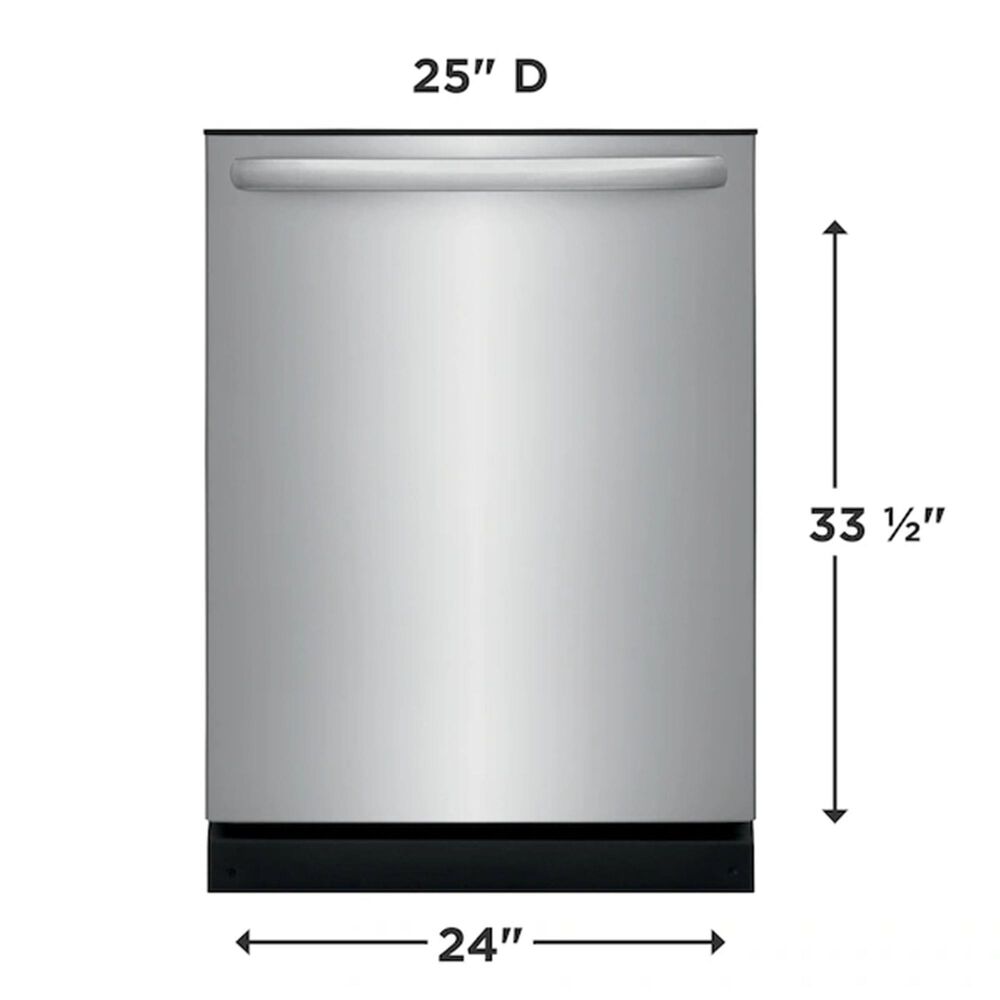 Frigidaire 24&quot; Built-In Dishwasher with DishSense and MaxDry in Stainless Steel, , large