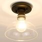 Golden Lighting Carver Flush Mount in Matte Black, , large