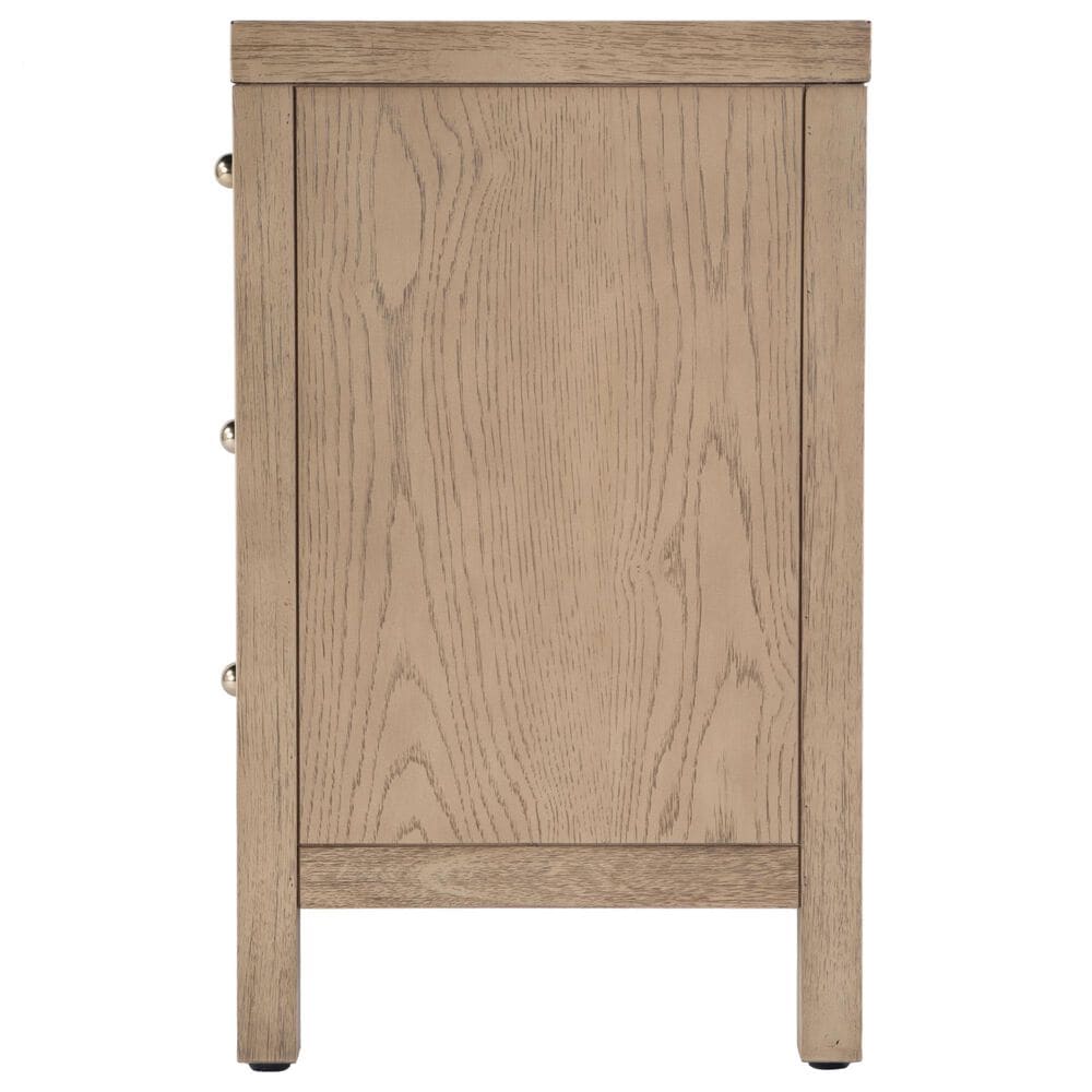 Butler Specialty Company Nora 3 Drawer Nightstand in Light Oak, , large