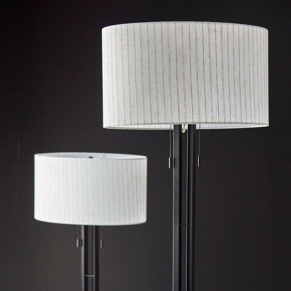 Adesso Foster Floor Lamp in Black, , large