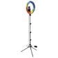 Camera Accessories 18" Foldable Ring Light with Adjustable Stand and Remote Control in Black, , large