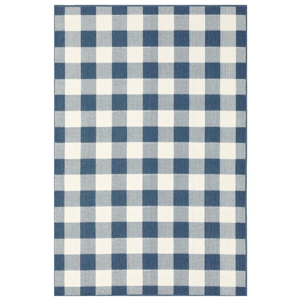 Oriental Weavers Meridian 2598V 5"3" x 7"6" Blue Area Rug, , large