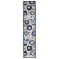 Nourison Aloha ALH25 2"3" x 10" Blue and Grey Indoor/Outdoor Runner, , large