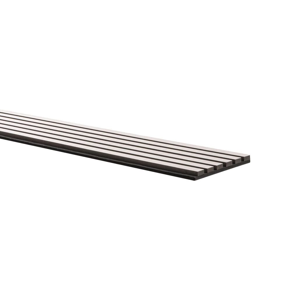 MS International Acoustic Wood Slat 9.5&quot; x 94.5&quot; Wall Panels in Fog, , large