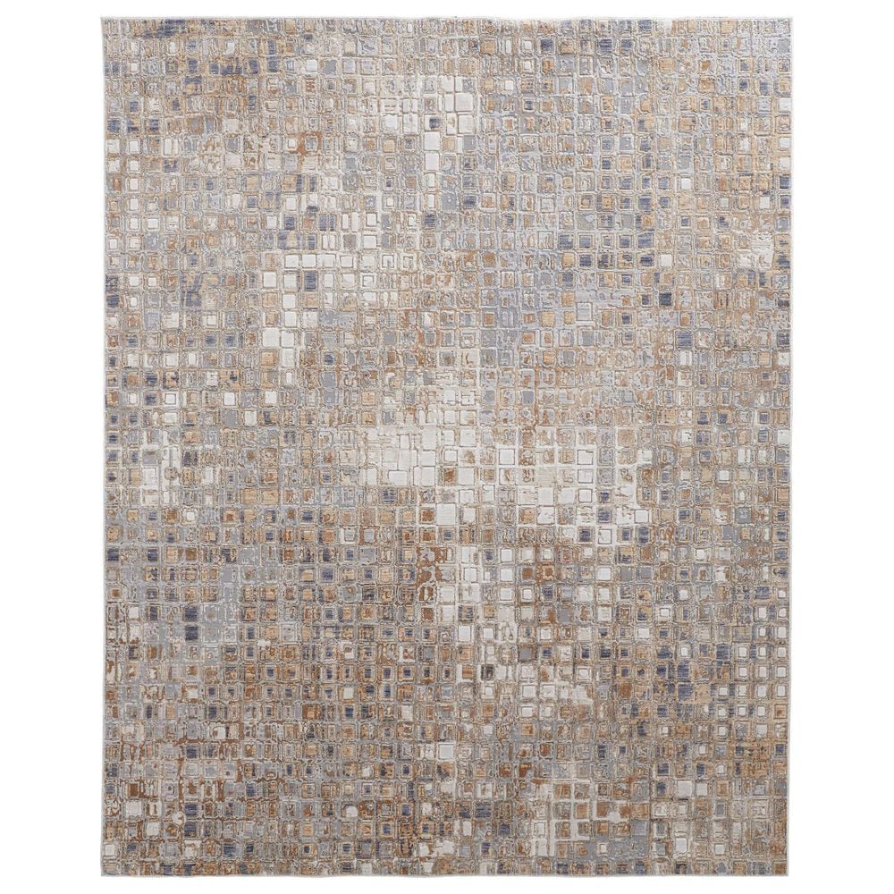 Feizy Laina 39G0F 3" x 5" Beige and Gray Area Rug, , large