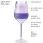 True Stemmed Wine Freeze Cooling Cup Tinted in Multicolor (Set of 4), , large
