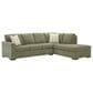 Ashley Bridgepoint 2-Piece Right Facing Sectional with Chaise in Moss, , large