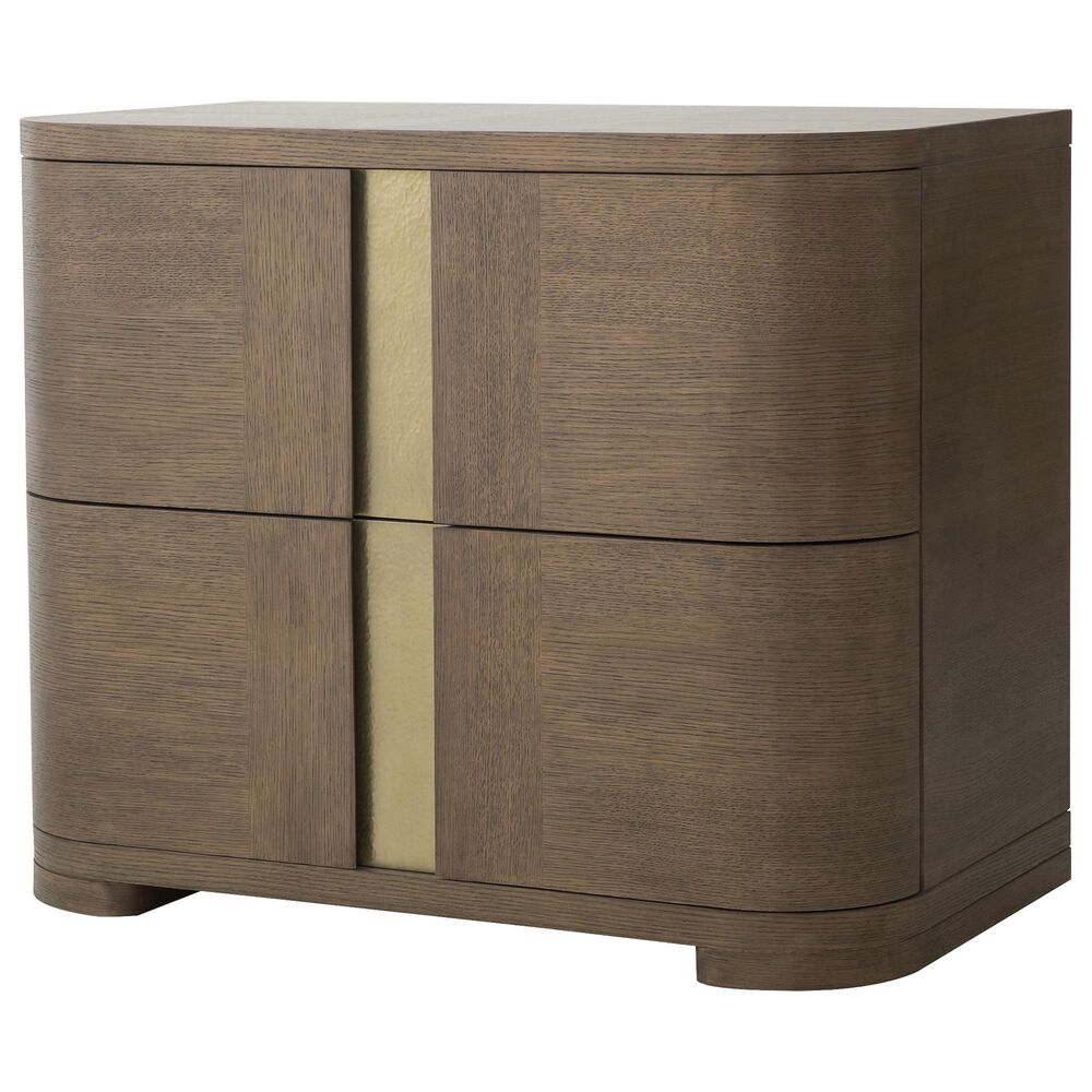 Century Furniture Carino 2 Drawer Nightstand in Cocoa, , large