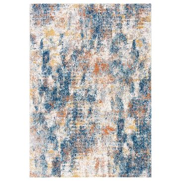 Safavieh Aston  3" x 5" Navy and Gold Area Rug, , large