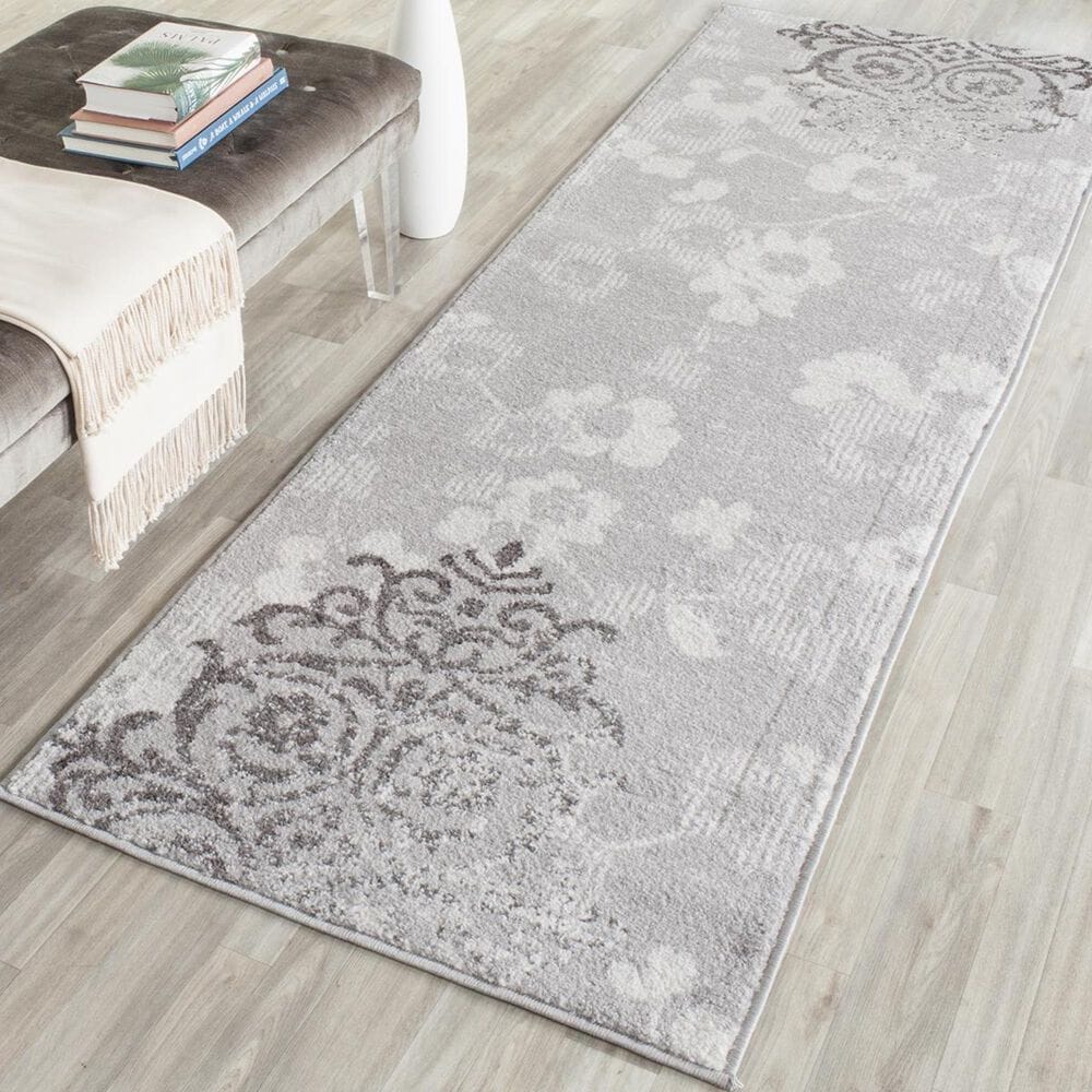 Safavieh Adirondack ADR114B-210 2&#39;6&quot; x 10&#39; Silver/Ivory Runner, , large