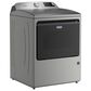 Maytag 5.3 Cu. Ft. Smart Top Load Washer and 7.4 Cu. Ft. Smart Gas Top Load Dryer Laundry Pair in Classic Silver, , large