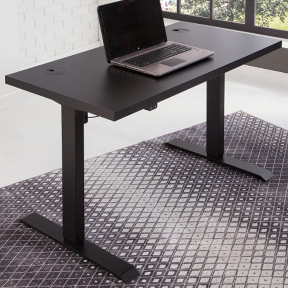 Wycliff Bay Streamline Sit Stand Desk in Black, , large