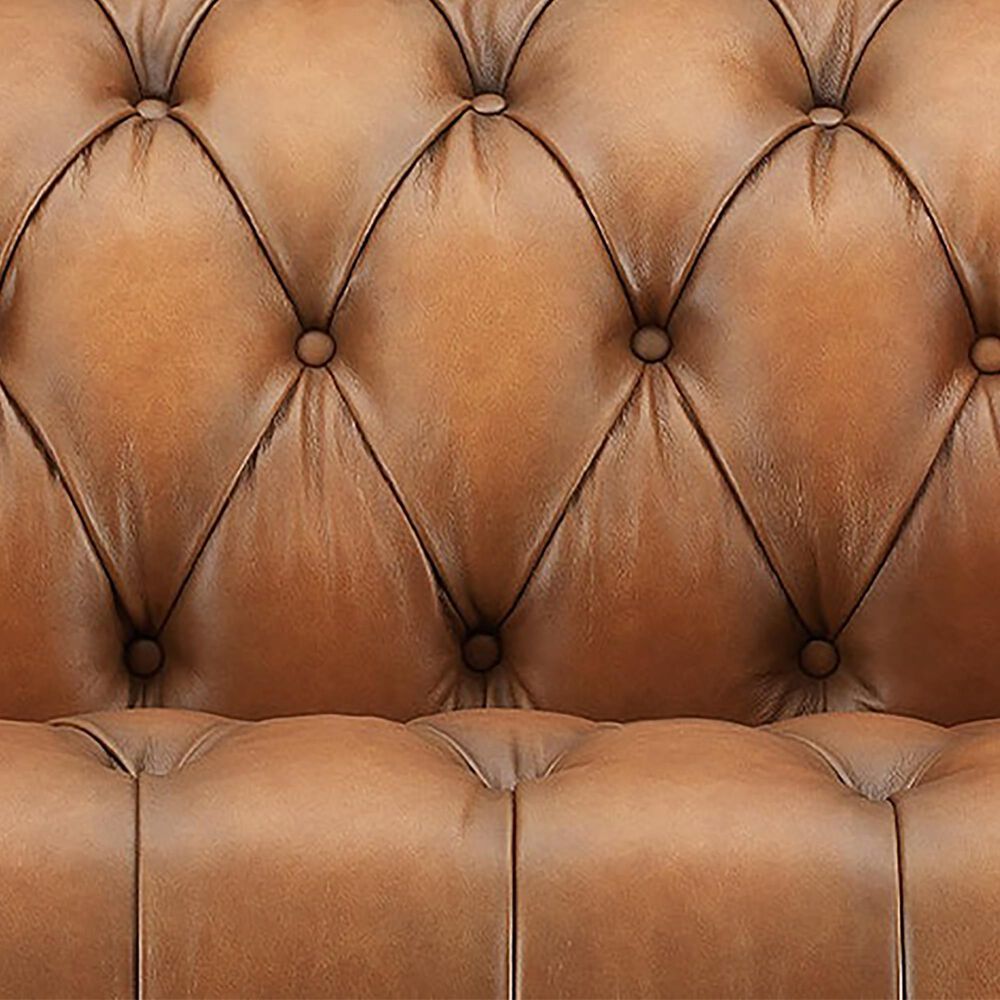 Hydeline York Leather Chair in Saddle, , large