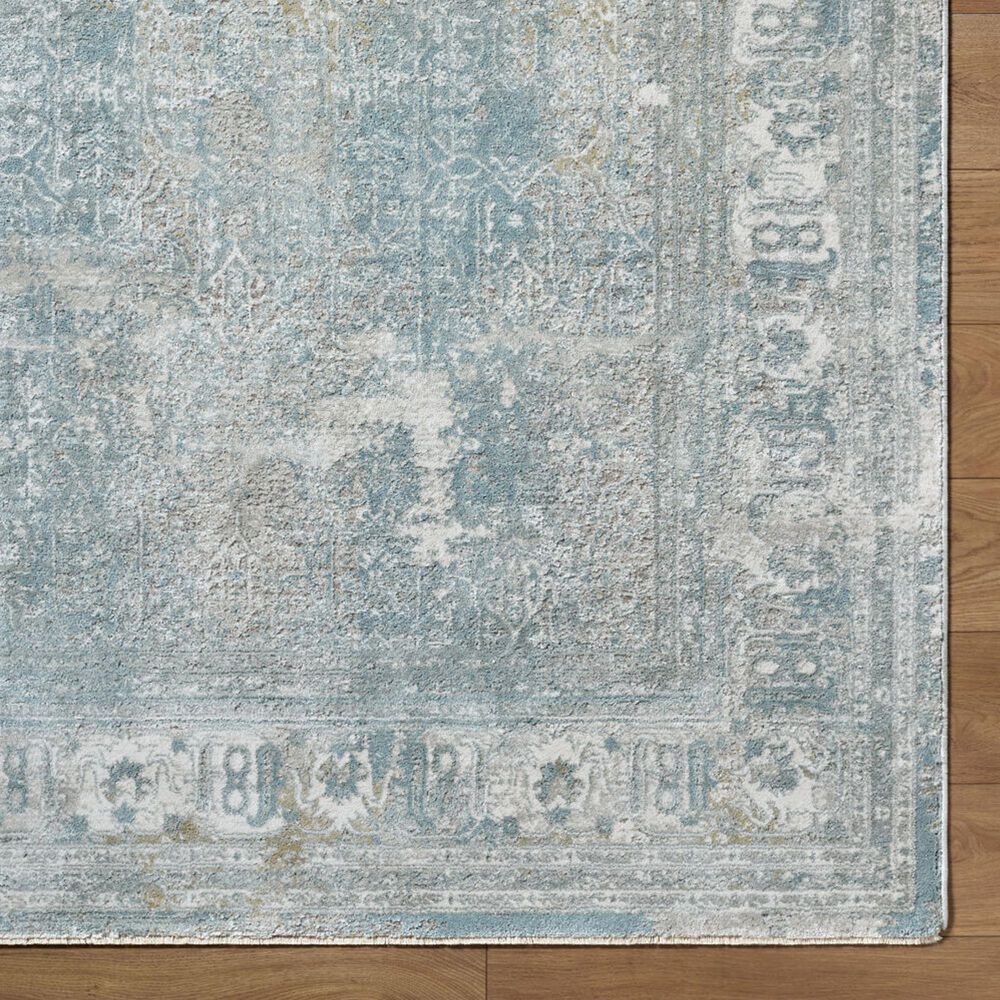 Surya Brunswick Cream, Light Gray, Charcoal, Light Brown and Mustard 2'7" x 10' Runner, , large