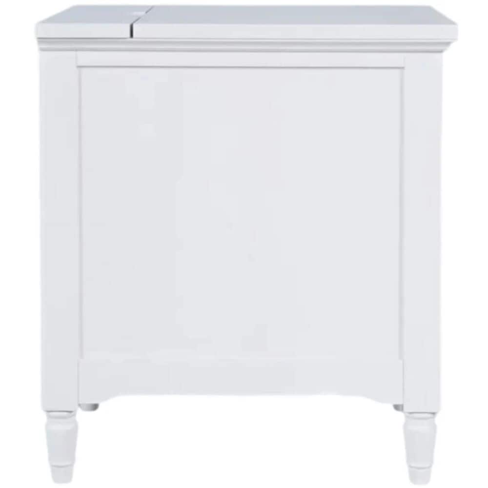 Waltham Westport Power Chairside Table in White, , large