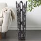 Maple and Jade 9" Abstract Drip Decorative Vase with Melting Designed Body in Black, , large