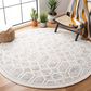 Safavieh Artistry 7" Round Ivory and Beige Area Rug, , large
