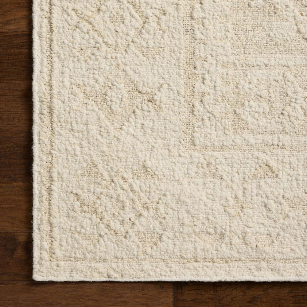 Loloi Alara ALR-01 Ivory and Natural 5&#39;6&quot; x 8&#39;6&quot; Area Rug, , large