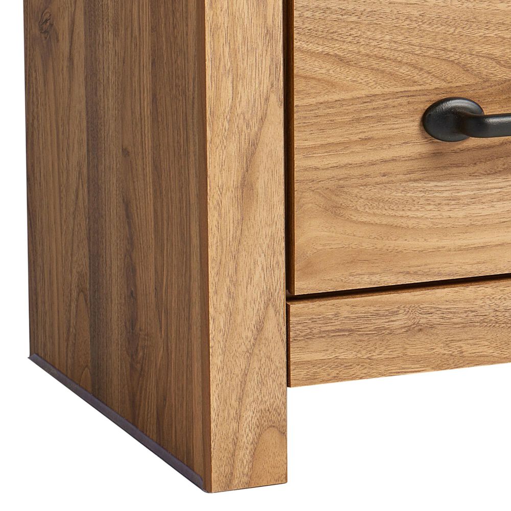Ashley Pasklyn 1-Drawer Nightstand in Rich Honey Brown, , large
