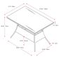 CorLiving Parksville Patio Dining Table in Black, , large