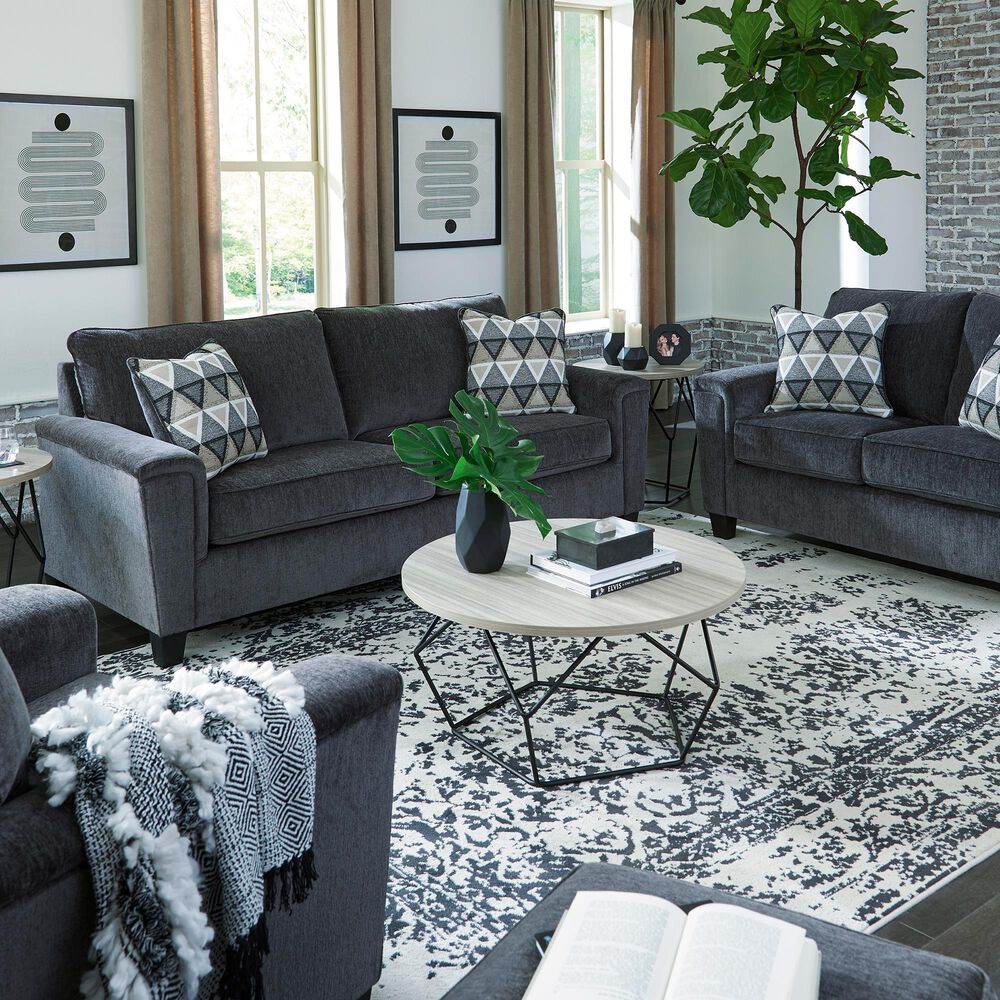 Ashley Abinger Stationary Queen Sofa Sleeper in Smoke, , large