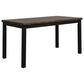 Radius Ashford Dining Table in Black and Brown, , large