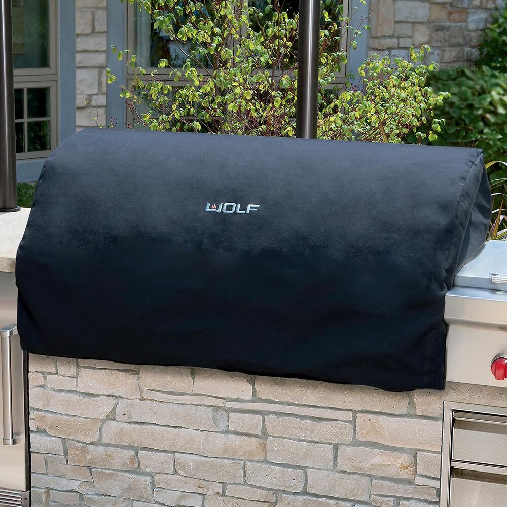 Wolf Grill Cover for 42" Built-in Grill in Black, , large