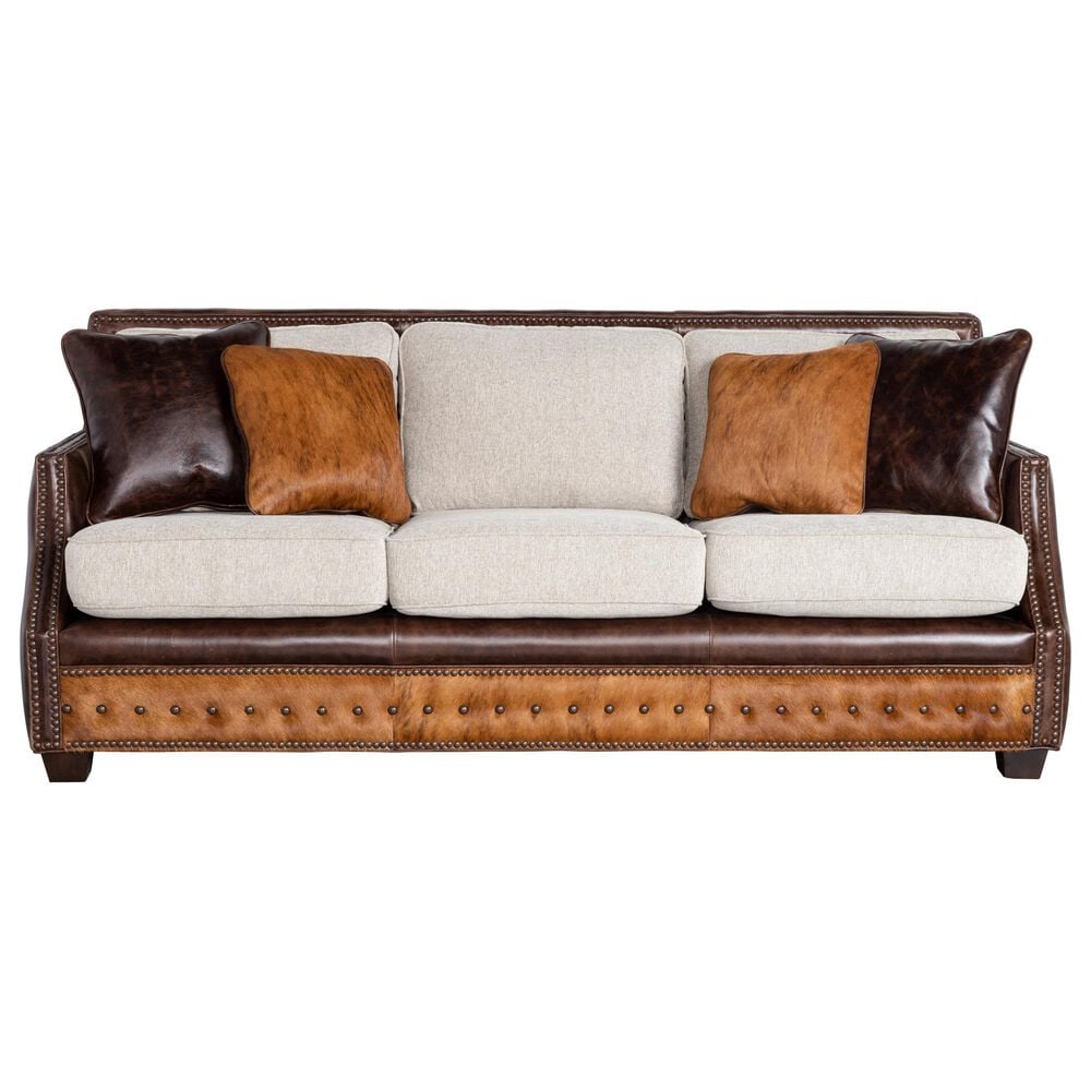 Vintage Leather Adrian Leather Sofa in Kodiak Bear, , large