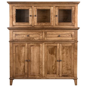 Fleming Furniture Co. Christopher China Hutch and Base in Pecan, , large