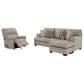 Ashley Stonemeade Stationary Sofa Chaise in Taupe, , large