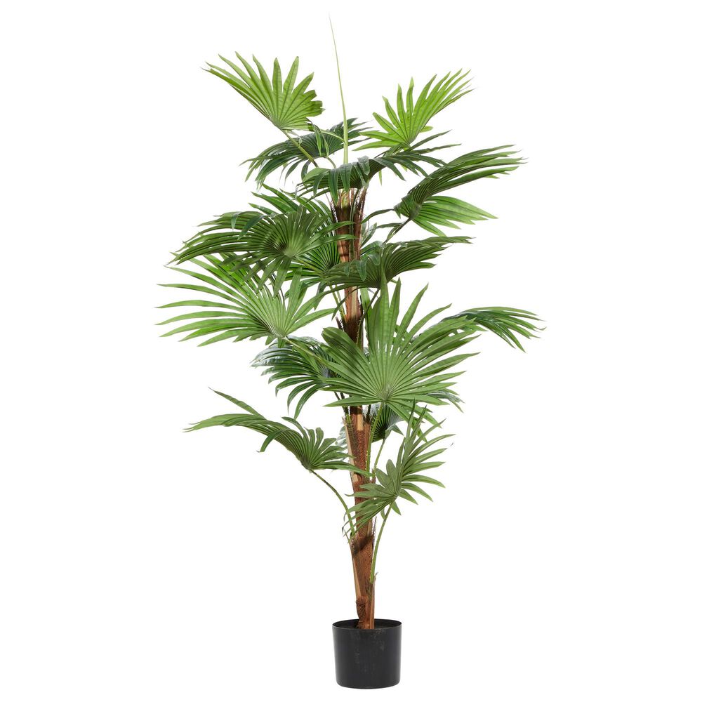 Maple and Jade 65" Traditional Fabric Artificial Foliage in Green , , large