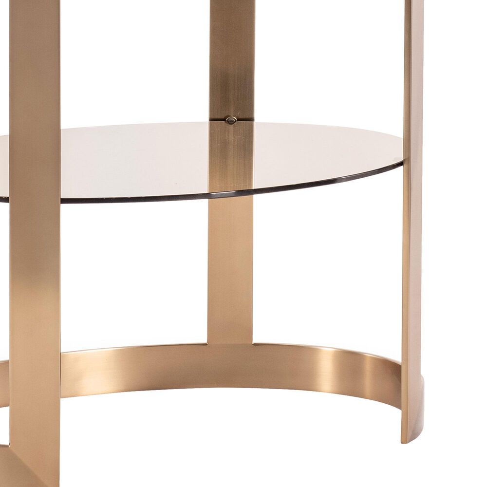 Hooker Furniture Eleana Oval Nightstand in Light Caramel, , large