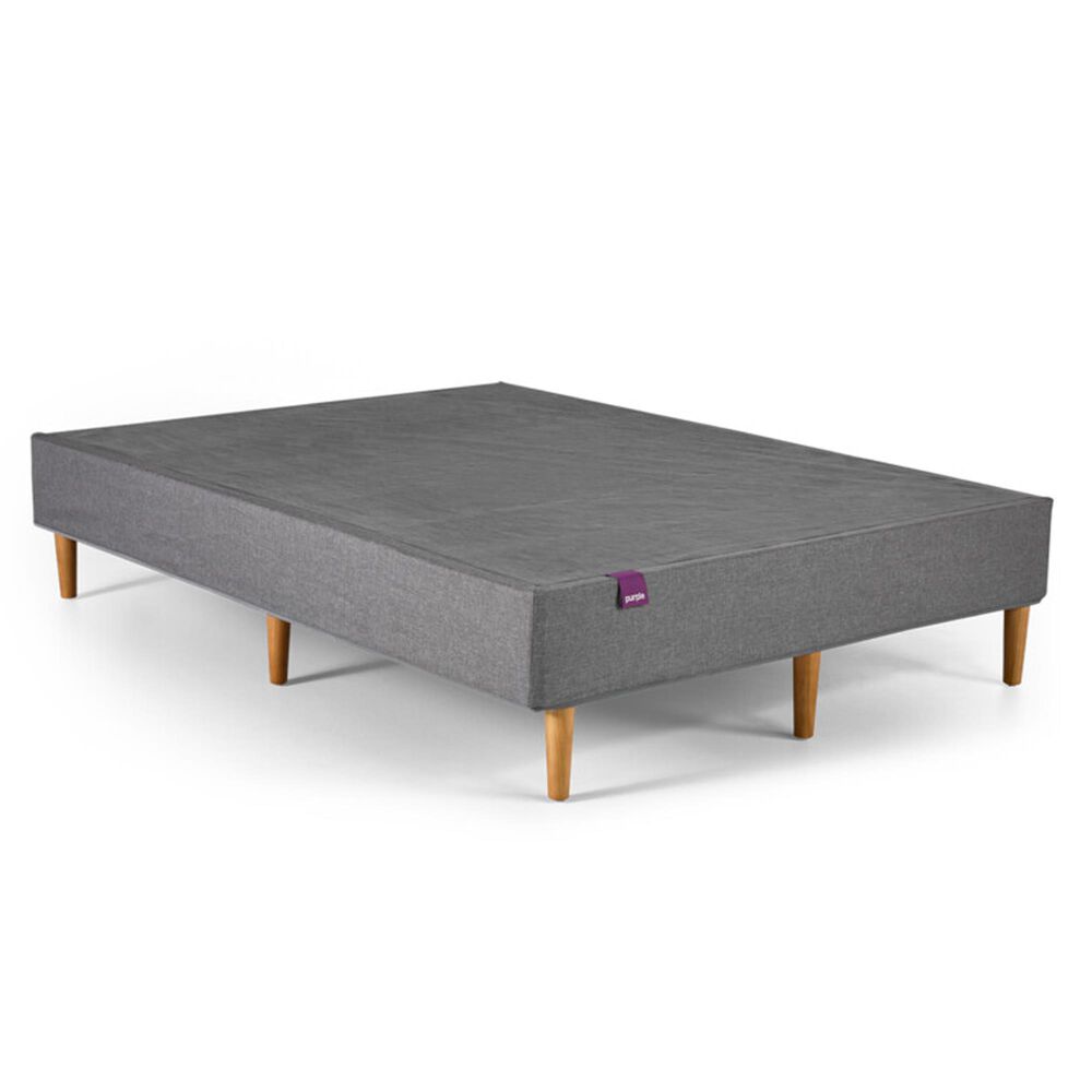 Purple California King Foundation in Charcoal Grey, , large