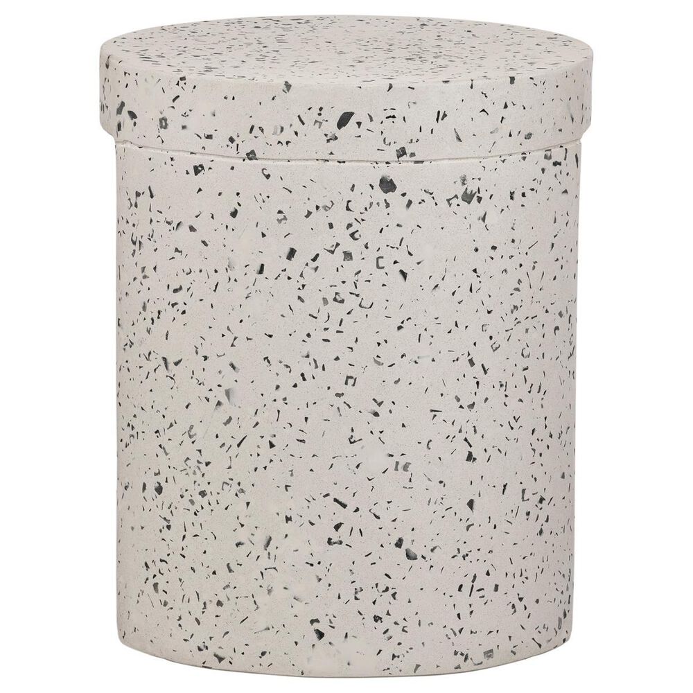 Moe&#39;s Home Collection Lyon Patio Stool in White, , large