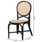 Baxton Studio Ayana Side Chair in Natural Brown and Black, , large