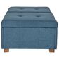 CorLiving Yves Storage Ottoman Bench in Blue, , large