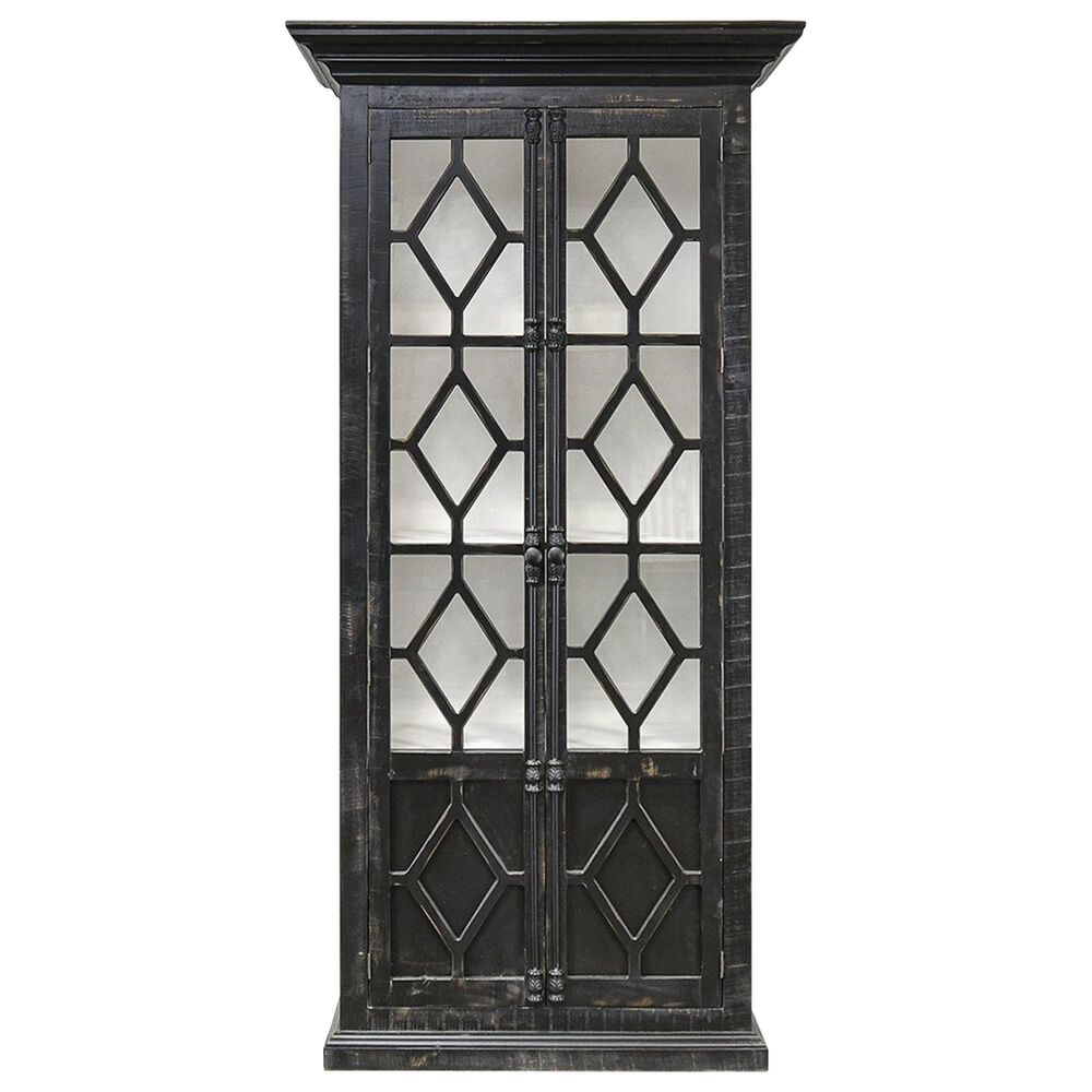 Rustic Imports Carthage Diamond in Sanded Black and White