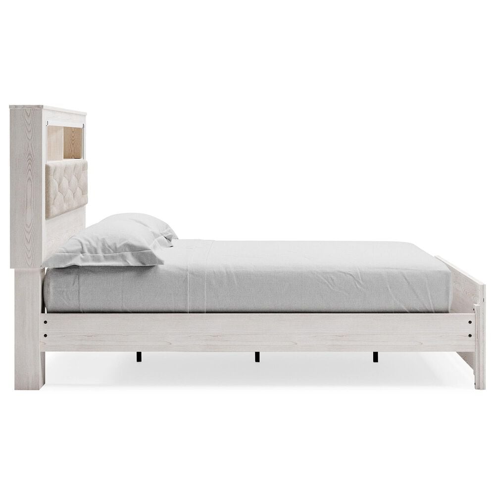 Ashley Altyra Queen Panel Bookcase Bed in White, , large