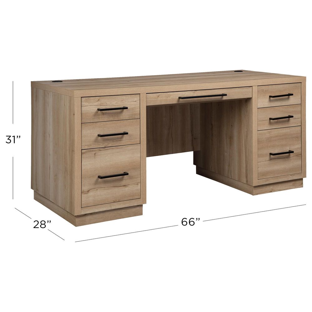 Riva Ridge Harman Executive Desk in Creamy Natural, , large