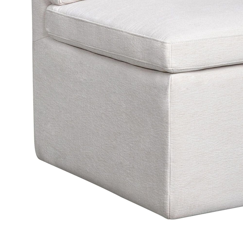 Hawthorne Furniture Upholstered Side Chair with Pillow Back in Cream, , large
