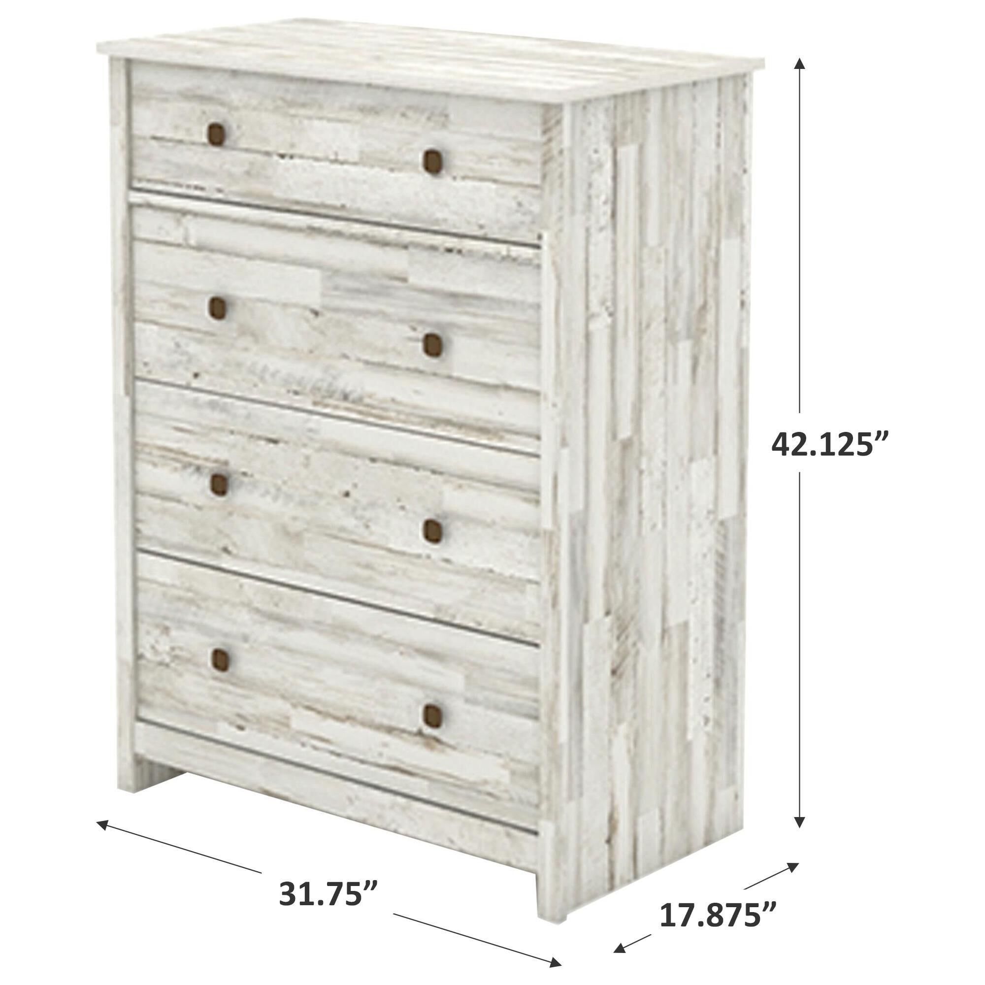 Sauder 4 online drawer dresser